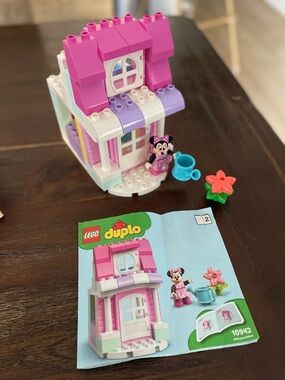 Pink & Purple Minnie Mouse Playhouse - Kids Toys